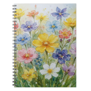 Carnet Collection de motifs floraux doux