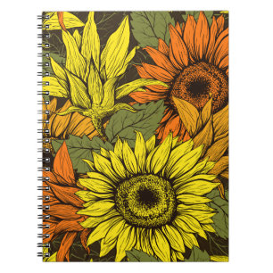 Carnet Collection de motifs floraux doux
