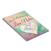 Carnet Collection de notes d'amour (Côté Droit)