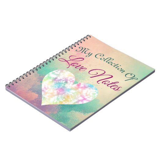 Carnet Collection de notes d'amour (Côté gauche)