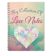 Carnet Collection de notes d'amour (Devant)