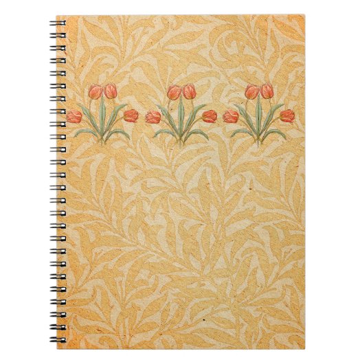 Carnet Collection de peintures Morris Tulipe Vintage (Devant)