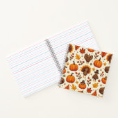 Carnet Collection de personnages de Thanksgiving (Intérieur)