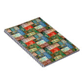 Carnet Collection de plaques de licence rouillées (Côté Droit)