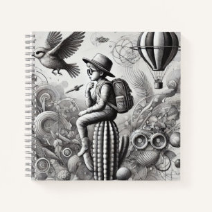 Carnet "Collection de surréalisme monochrome"