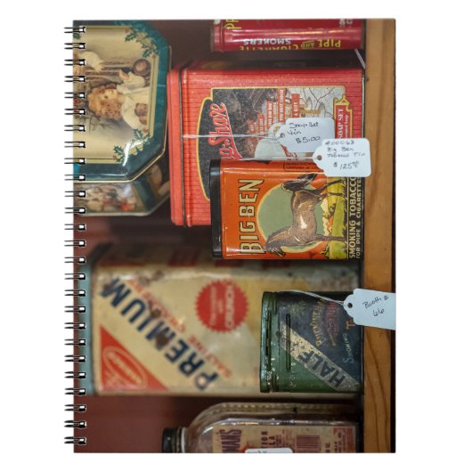 Carnet Collection de tétons de tabac vintage (Devant)
