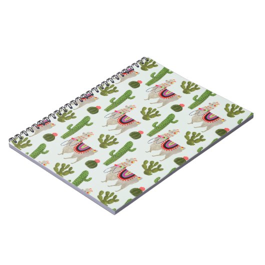 Carnet Collection Llamarama | Cactus & Llama Motif (Côté gauche)