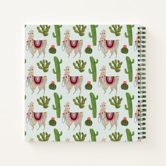 Carnet Collection Llamarama | Cactus & Llama Motif (Dos)