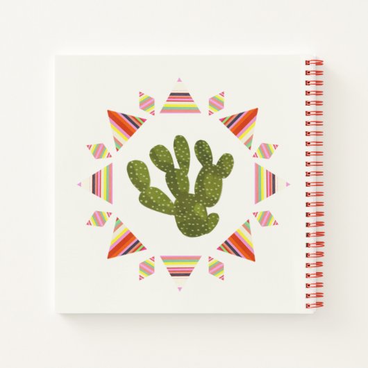 Carnet Collection Llamarama | Cercle de cactus (Dos)