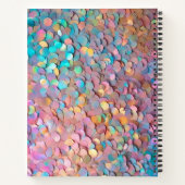 Carnet Collection Moderne Holographique Opale Pailletée (Dos)