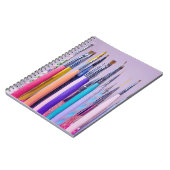 Carnet Collection Pinceau d'art à ongles (Côté gauche)