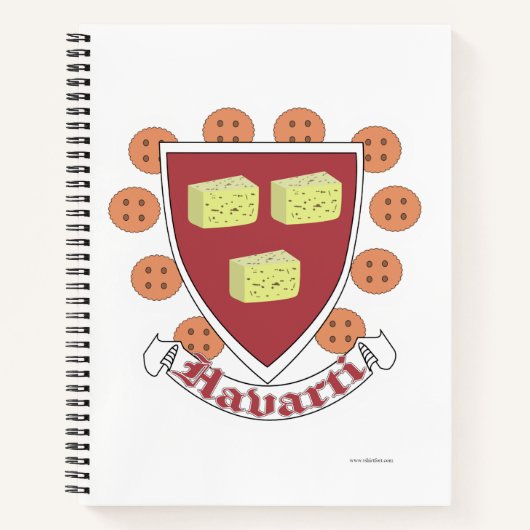 Carnet Collège Havarti Fromage Université Humour Devise (Devant)