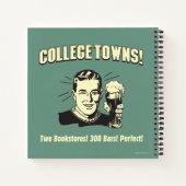Carnet College Towns : 2 librairies 300 bars (Dos)