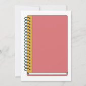 Carnet College Trunk Party Invitation (Dos)