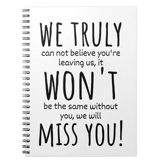 Carnet collègue qui part pour les femmes, collègue qui pa (Devant)