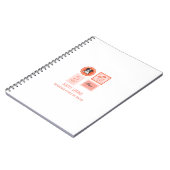 Carnet Collie de frontière timbre joyeux printemps (Côté gauche)