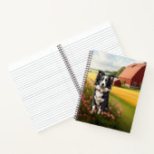 Carnet Collie frontalier à la ferme (Intérieur)
