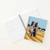 Carnet Collie frontalier à la ferme (Intérieur)