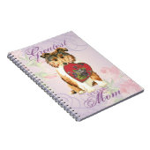 Carnet Collie Heart Maman (Côté Droit)