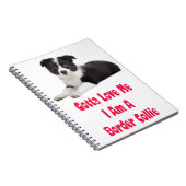 Carnet Collie noire et blanche Revue des Chiens coquelico (Côté Droit)