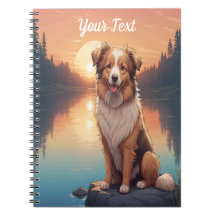 Collie Shepherd par le lac
