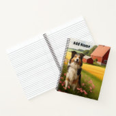 Carnet Collie standard à la ferme (Intérieur)
