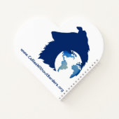 Carnet Collie Swirl Spiral Notebook (Dos)