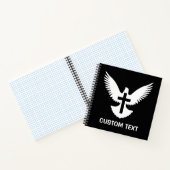 Carnet Colombe avec croix (Intérieur)