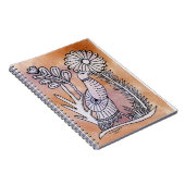 Carnet Colombe, style mexicain d'écorce (Côté Droit)
