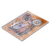 Carnet Colombe, style mexicain d'écorce (Côté gauche)