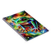 Carnet Color burst Jungle Frog Notebook (Côté Droit)