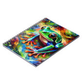 Carnet Color burst Jungle Frog Notebook (Côté gauche)