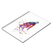 Carnet color d'eau skier (Côté gauche)