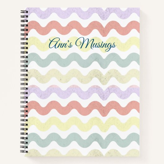 Carnet Color Waves (Devant)