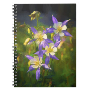 Carnet Colorado Blue Columbine Peinture - Art original
