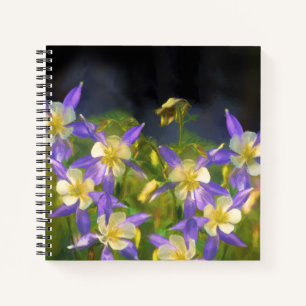Carnet Colorado Blue Columbine Peinture - Art original