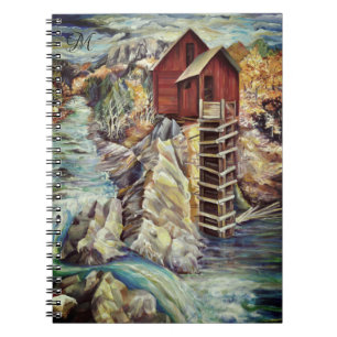 Carnet Colorado Montagnes Rocheuses Rivière Monogram