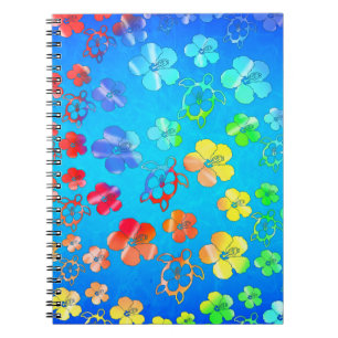 Carnet Colorant Honu de cravate et ketmie
