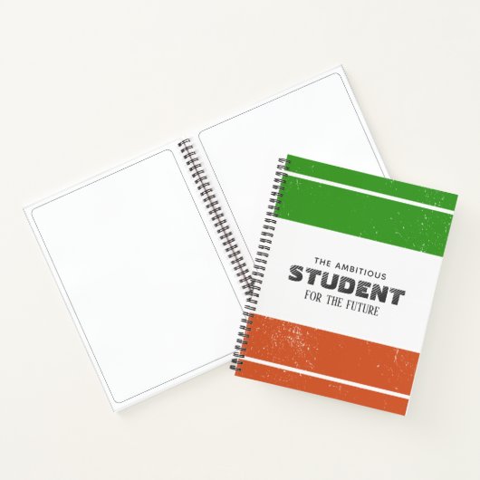 Carnet Colorblock personnalisé (Intérieur)