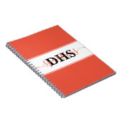 Carnet colorblock scolaire personnalisé (Côté Droit)