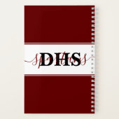 Carnet colorblock scolaire personnalisé (Verso)