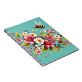 Carnet Coloré, Abeille printanière/florale (Côté Droit)