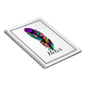 Carnet Coloré Abstrait amérindien No 3 (Côté Droit)