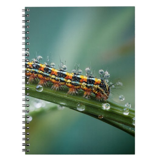 Carnet coloré Caterpillar Dew (Devant)