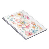Carnet coloré de fleurs (Côté Droit)