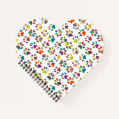 Carnet coloré Doggie Paws (Devant)