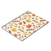 Carnet Coloré Feuille d'automne Motif (Côté gauche)