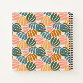 CARNET COLORÉ FEUILLES RETRO SUPER BOTANIQUE (Dos)