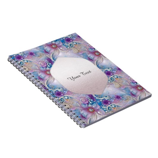 Carnet coloré Floral Pearly Gems (Côté Droit)