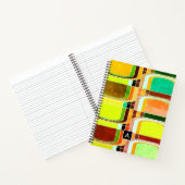 Carnet Coloré Funky Retro Inspiré (Intérieur)